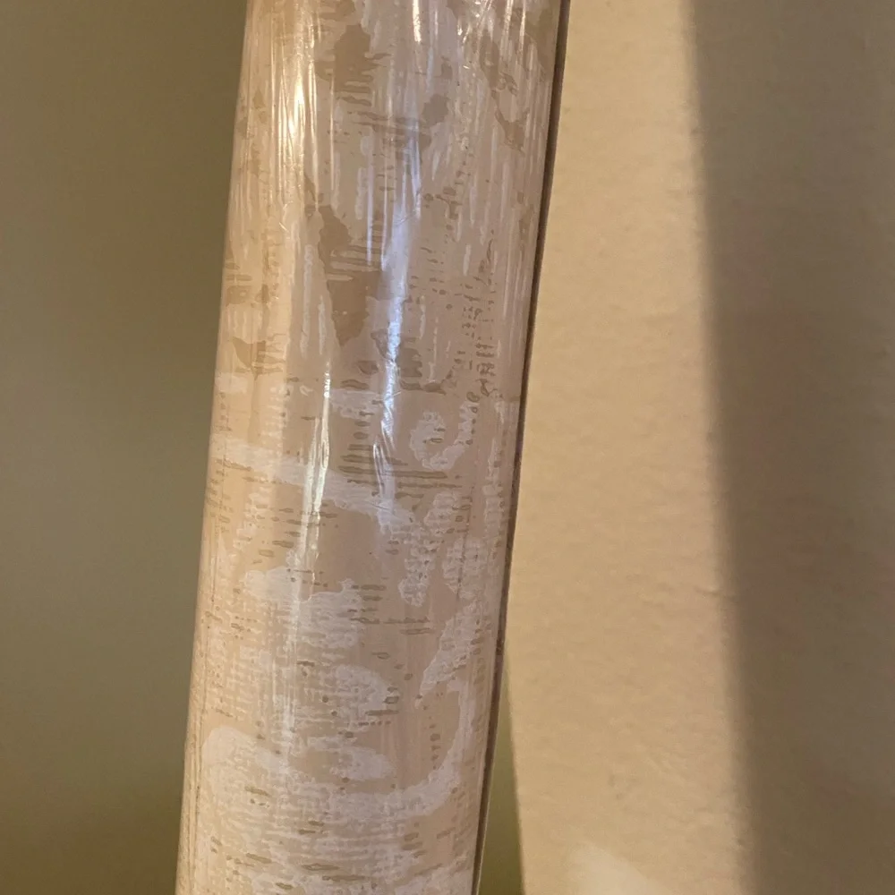 Eisenhart Beige Patterned Wallpaper Double Roll. NWT. Sealed.